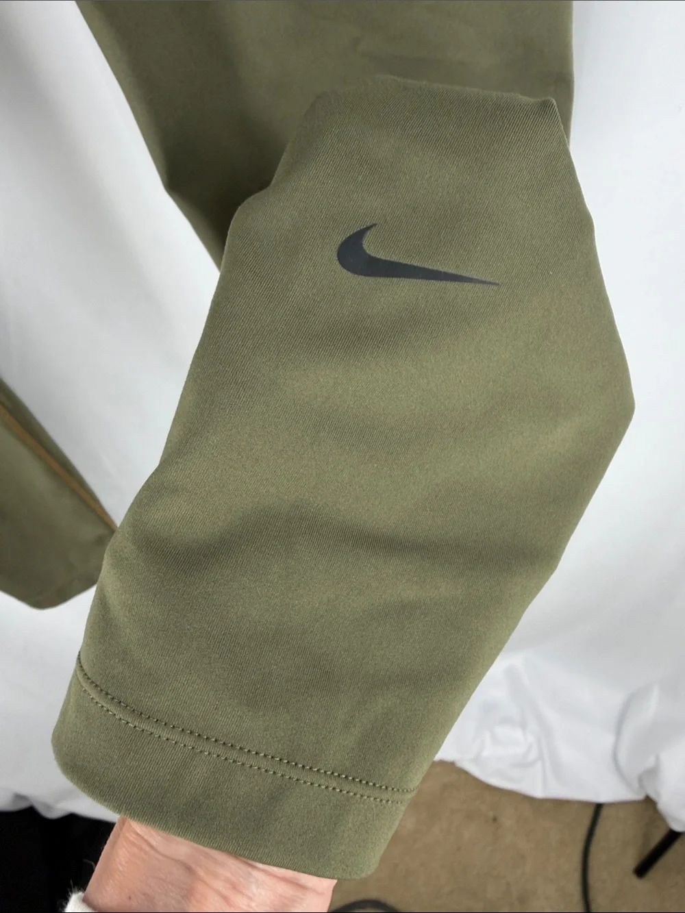 Nike Dri-FIT Olive Green High Rise Athletic Leggings Women’s Size Large